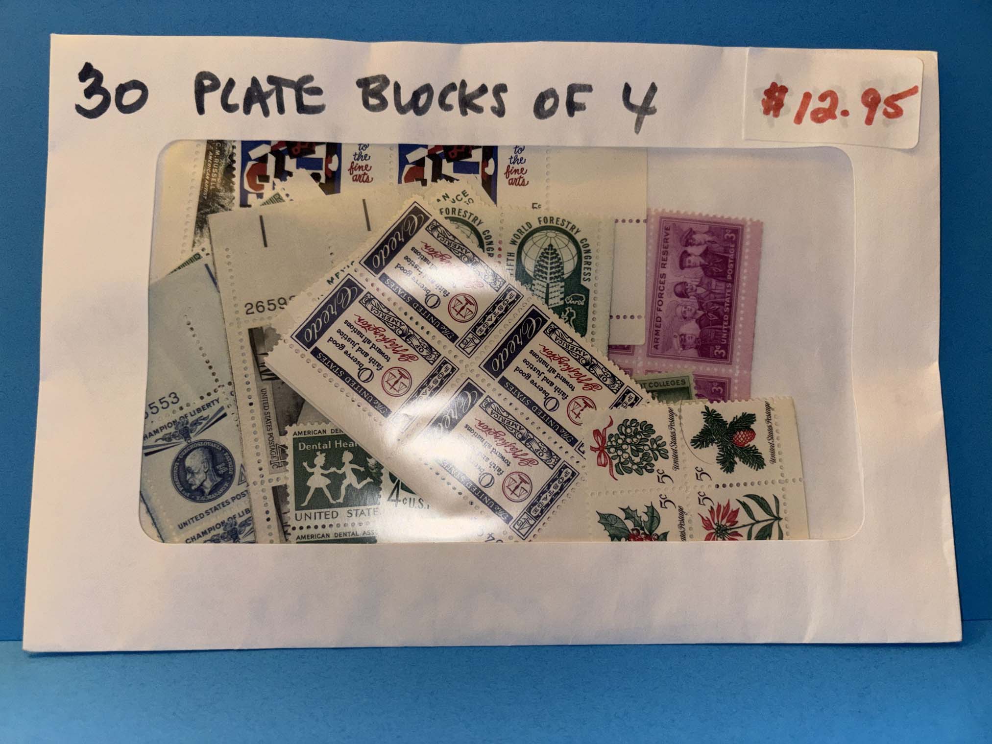 30 USA Mint Blocks of 4